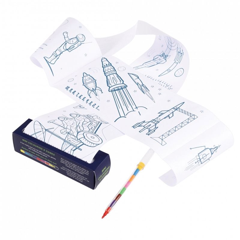 Rex London - Space Age Mini Colouring And Games